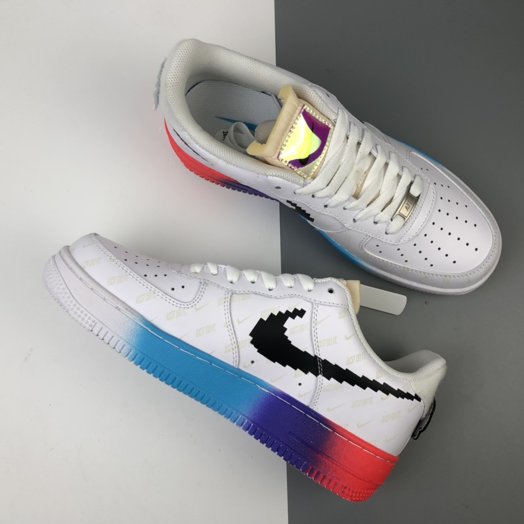 200  Nike Air Force 1 Low “Have a good game” 电玩像素 空军一号低帮百搭休闲运动板鞋 318155-113