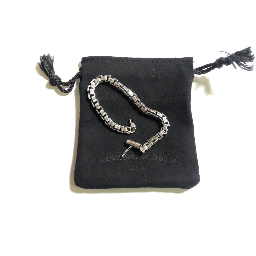 Chrome Hearts MZ出品 开版 【新品上架】𝐂𝐡𝐫𝐨𝐦𝐞 𝐡𝐞𝐚𝐫𝐭𝐬 克罗心方格字母手链