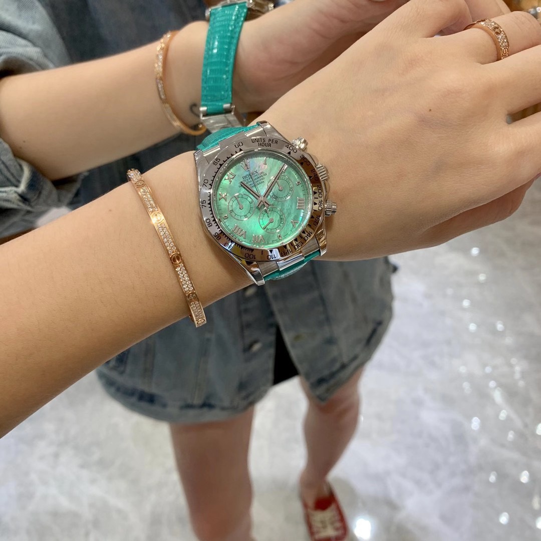 Rolex 全新劳‮士力‬潮版贝母盘迪通拿