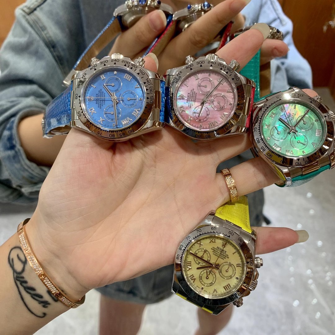 Rolex 全新劳‮士力‬潮版贝母盘迪通拿
