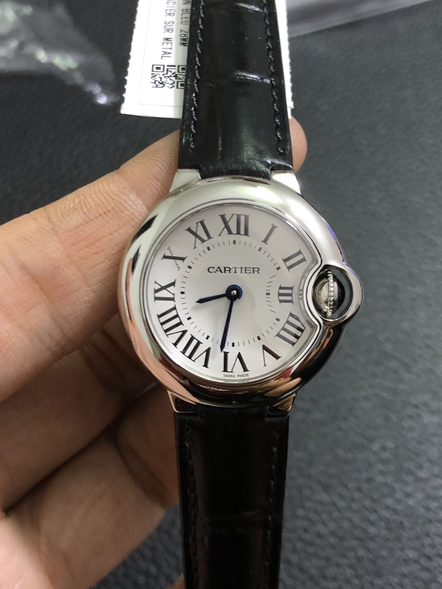 까르띠에 발롱블루 28mm V6공장 V7버전 블루 레플리카 42532