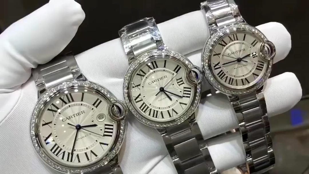 Cartier 蓝气球钢加钻