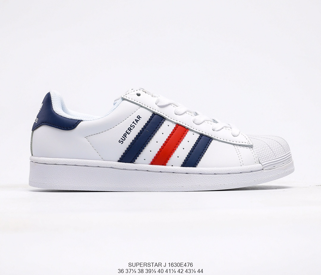 Adidas Adidas Clover superstar leather upper, high-density EVA foam soft midsole la bang process 