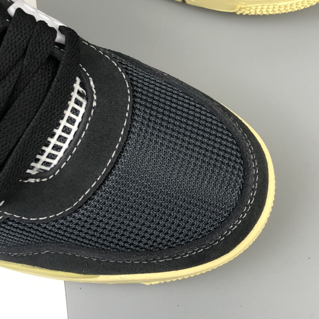 480 洛杉矶知名店铺Union LA x Nike Air Jordan 4 Retro SP”Off Noir”迈克尔·乔丹AJ4代中帮复古休闲运动文化篮球鞋“骑士黑蓝红棕黄”DC9533-001
