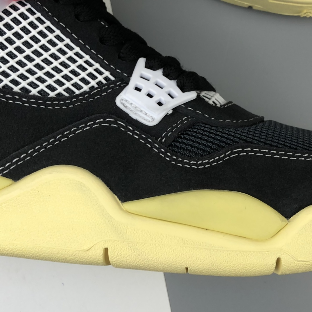 480 洛杉矶知名店铺Union LA x Nike Air Jordan 4 Retro SP”Off Noir”迈克尔·乔丹AJ4代中帮复古休闲运动文化篮球鞋“骑士黑蓝红棕黄”DC9533-001