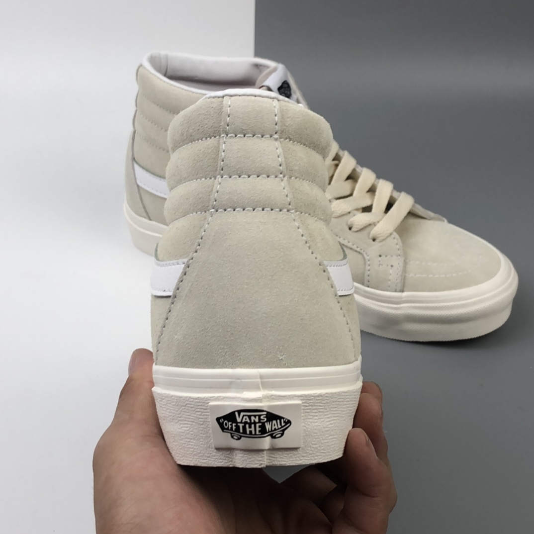 160 Vans Sk8 Hi OG 万斯 奶茶麂皮 硫化高帮板鞋 VN0A4BV6V79