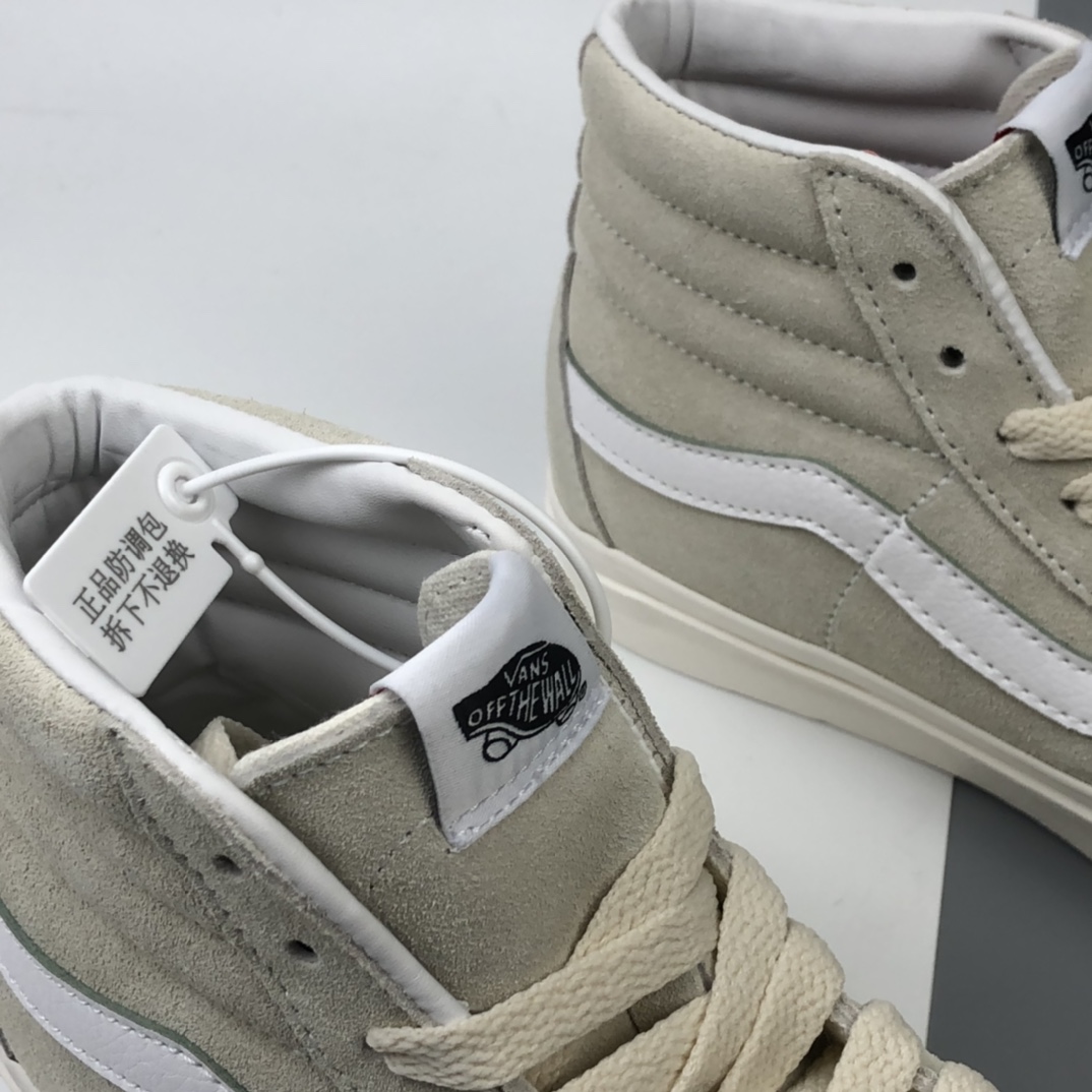 160 Vans Sk8 Hi OG 万斯 奶茶麂皮 硫化高帮板鞋 VN0A4BV6V79