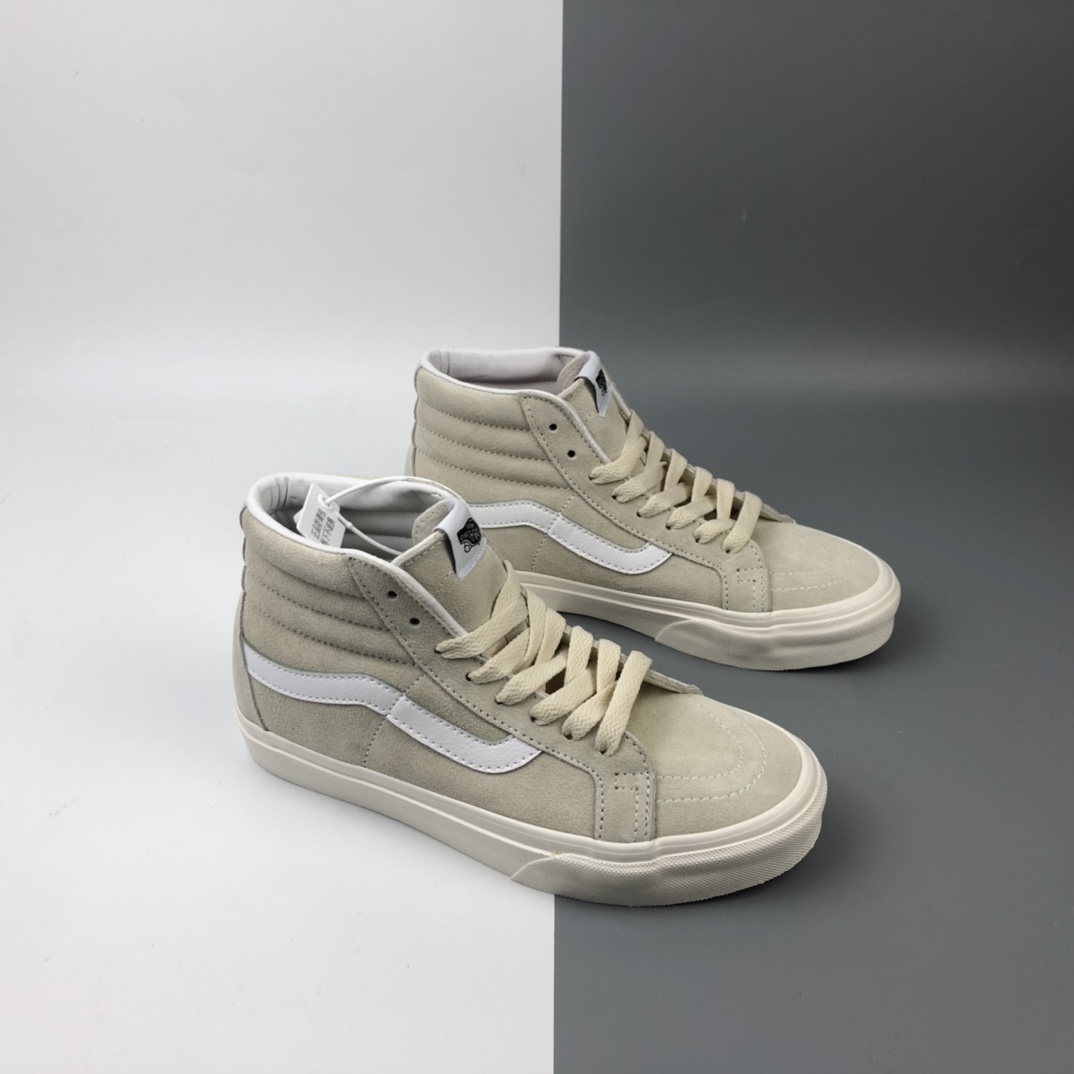 160 Vans Sk8 Hi OG 万斯 奶茶麂皮 硫化高帮板鞋 VN0A4BV6V79