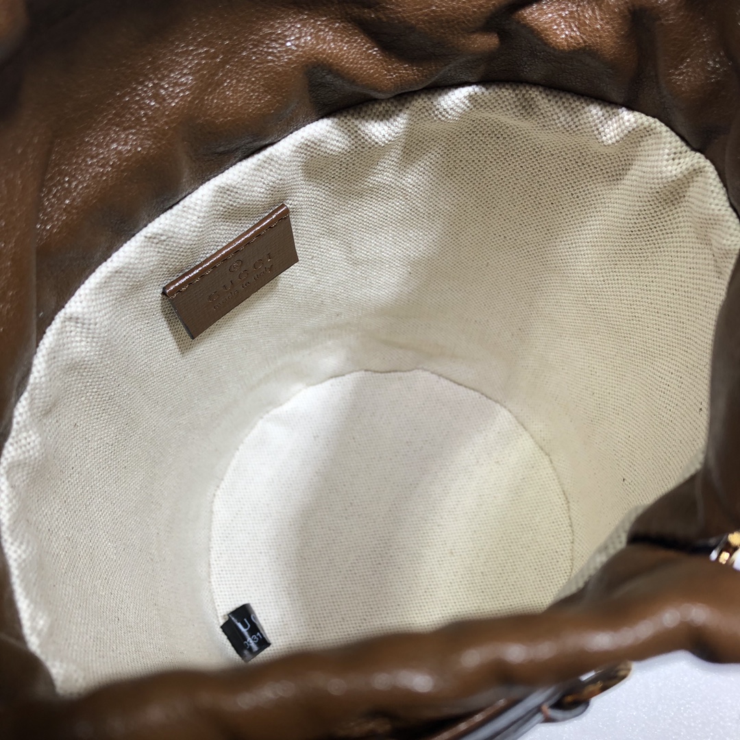 Gucci古驰 马衔扣1955系列小号水桶包637115