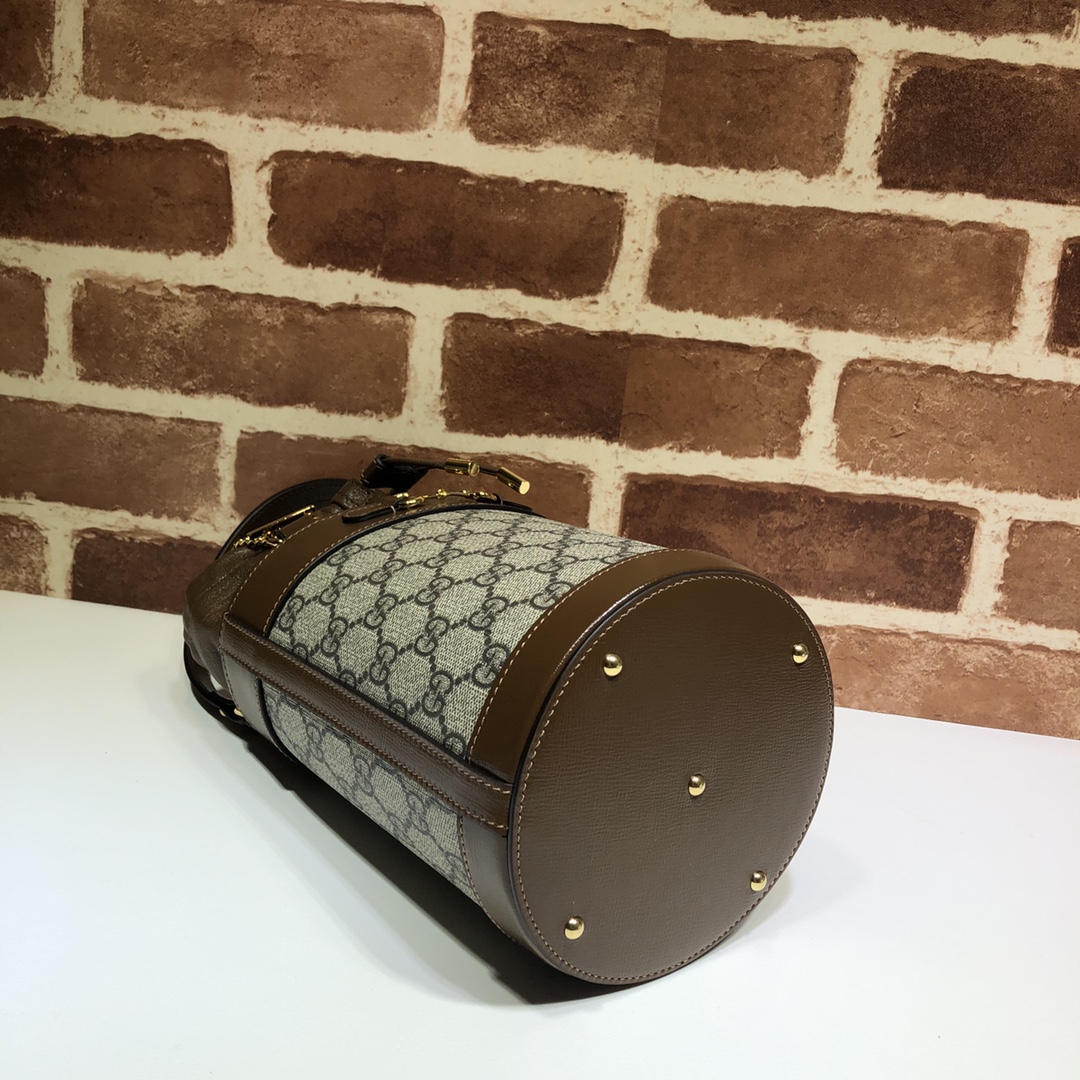 Gucci古驰 马衔扣1955系列小号水桶包637115