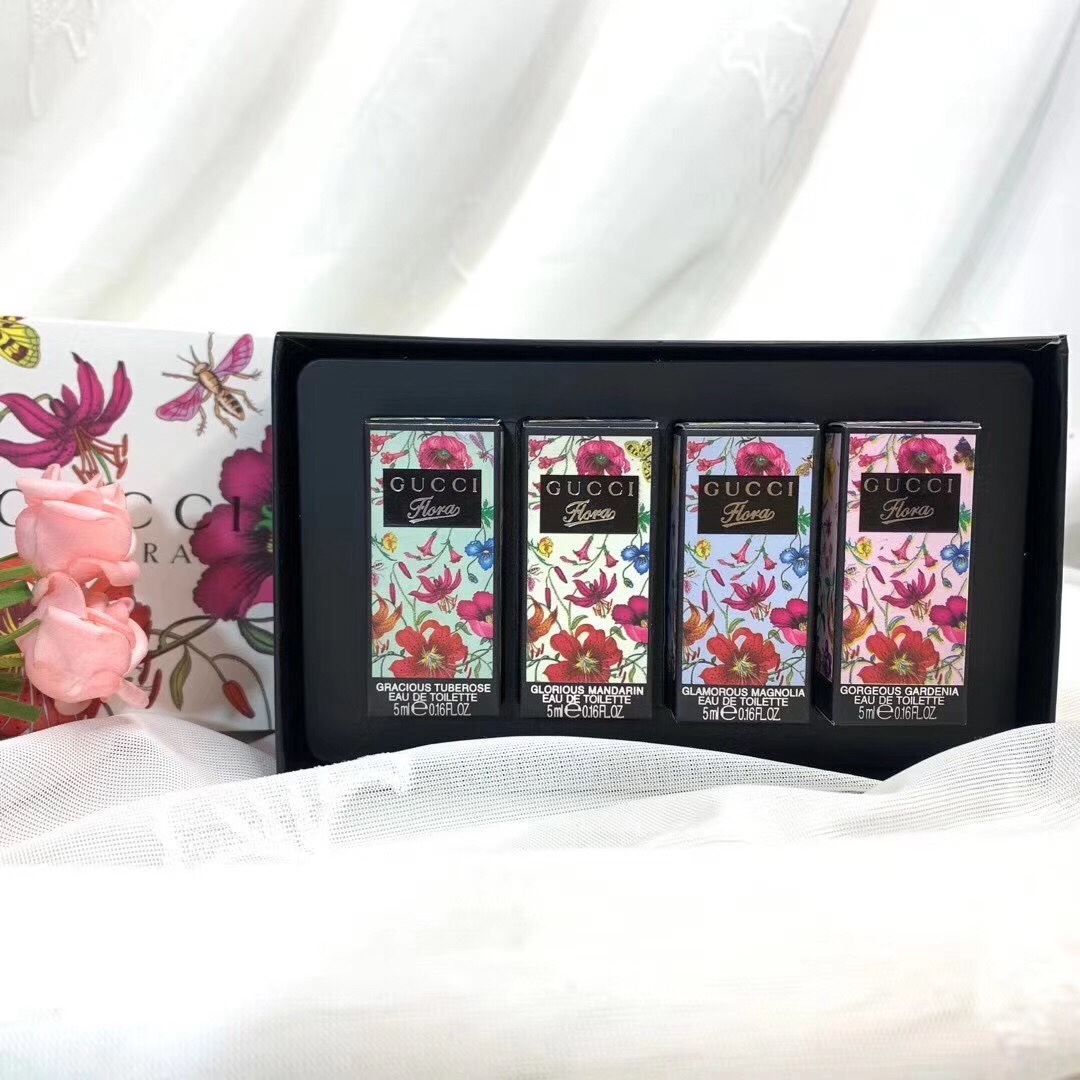 Gucci Flora Miniature Perfume Set - 4 x 5ml Floral Fragrance Collection 2 i1601688320 5787 1