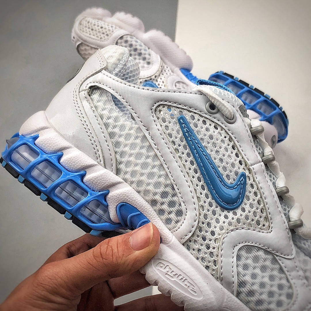 200  Nike Zoom Spiridon Caged 2 白蓝不同于 Stussy x Nike 联名款CD3613-100