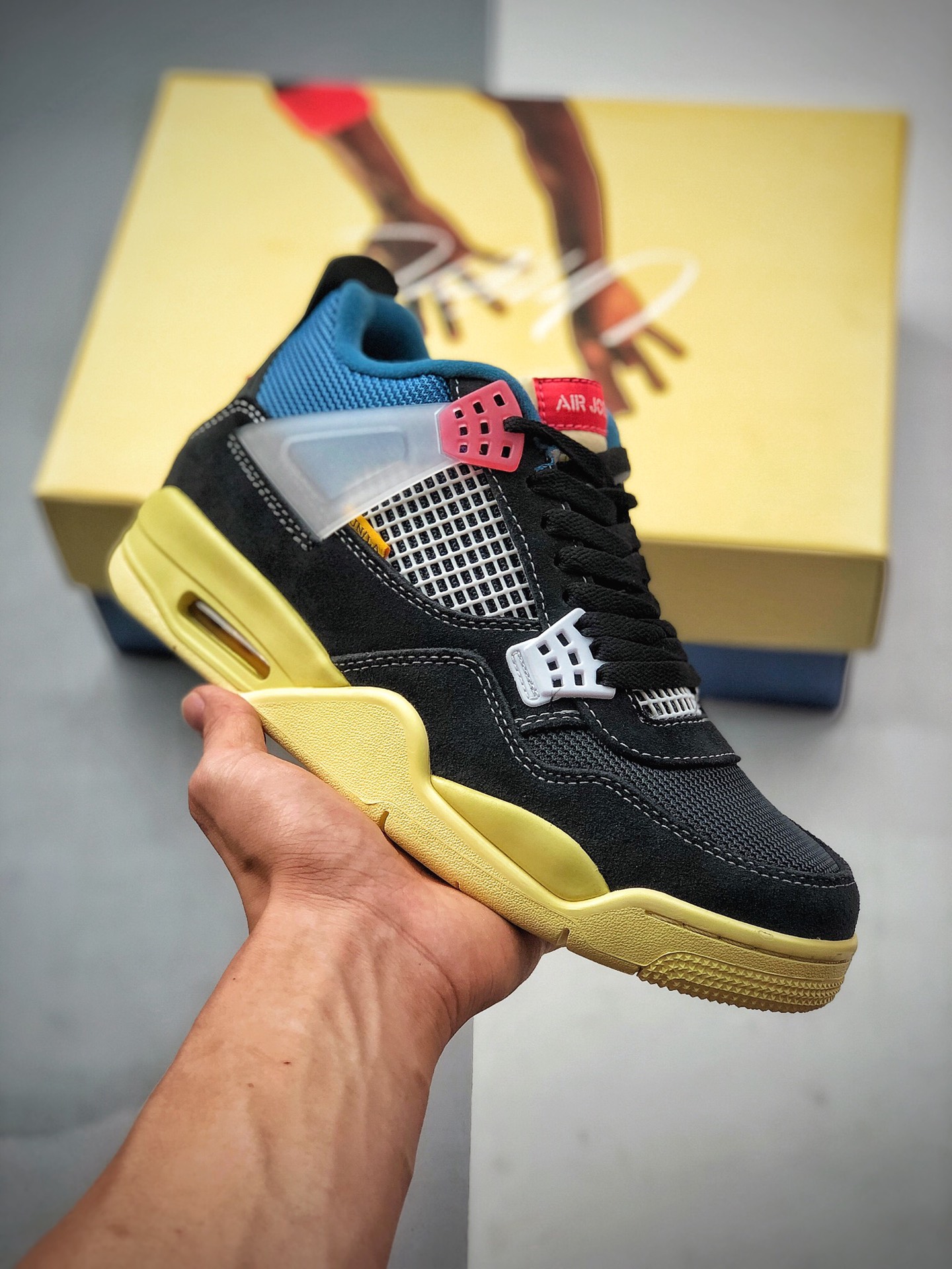 460 纯原版本（Lg）Union x Air Jordan 4 Retro SP 联盟骑士 AJ4 乔丹4代 aj4 乔4 DC9533-001