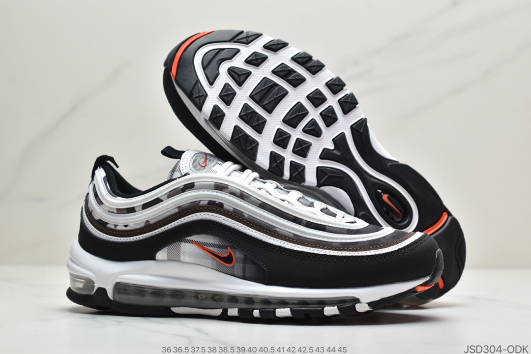 200 公司级耐克 黑白迷彩 Nike Air Max 97 全掌气垫跑鞋 DB2017-100