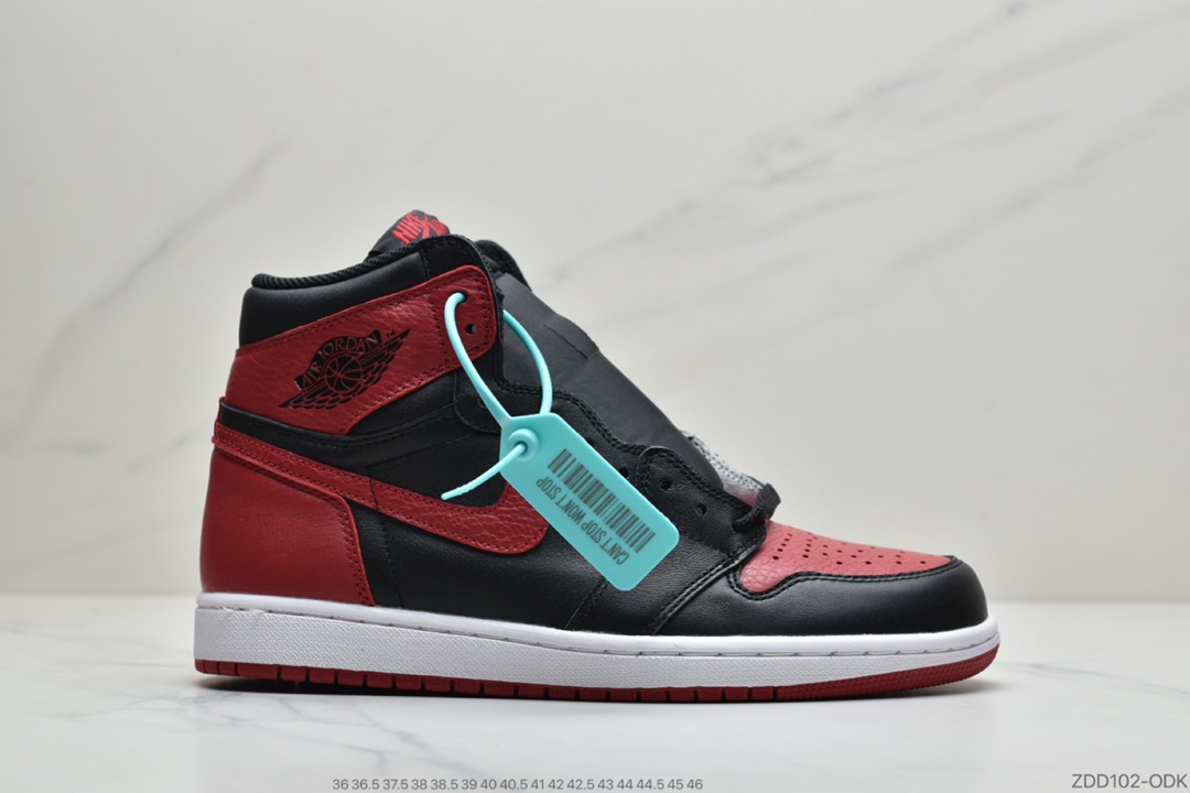 230 公司级Air Jordan 1 OG Retro High “Black Toe” 黑脚趾  555088-125