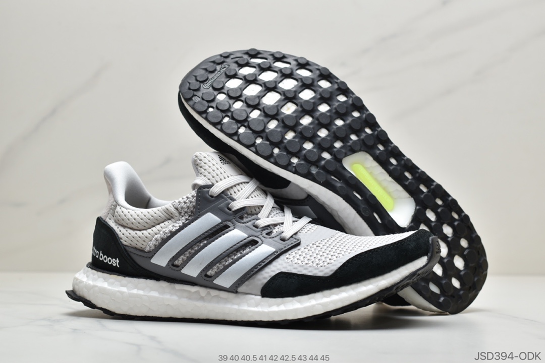 200 公司级阿迪达斯Adidas Ultra Boost Pure 阿迪爆米花针织透气缓震跑鞋 EF0723