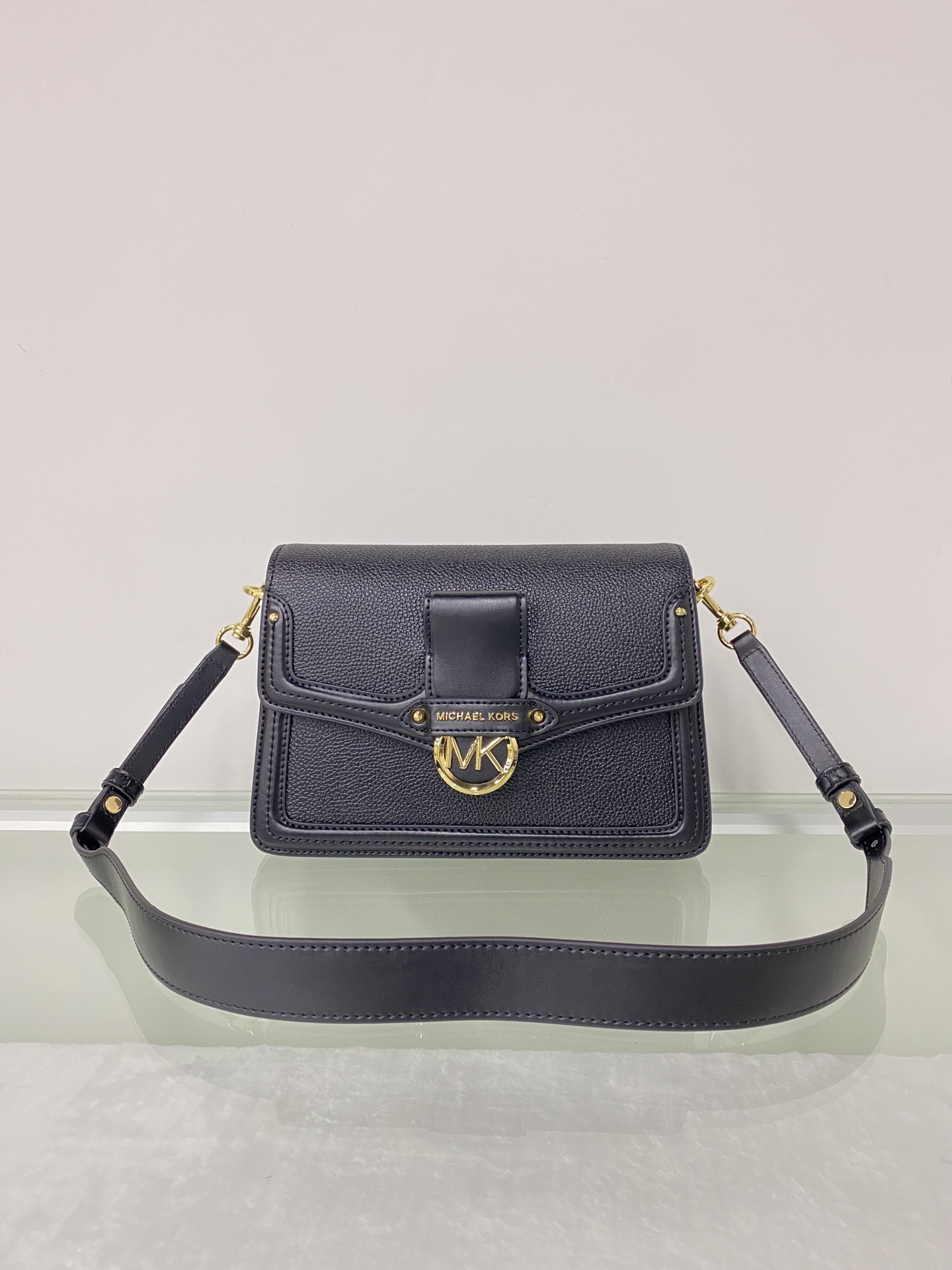 Michael Kors ～mk Jessie 女士单肩包，纯色牛皮酒神包