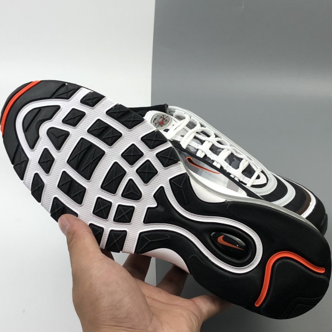 200 Nike Air Max 97“黑白渐变”子弹头复古全掌气垫休闲运动鞋 DB2017-100