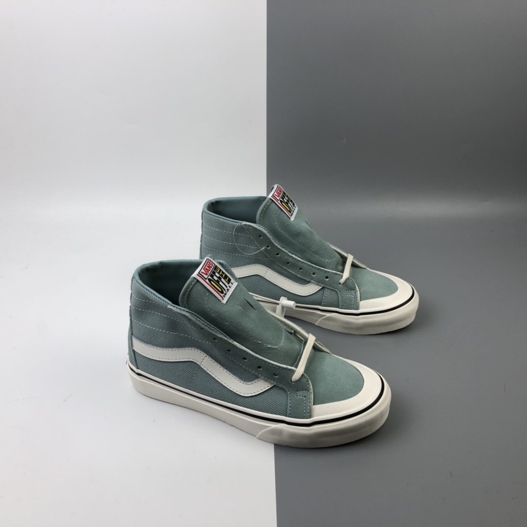 160 Off-White x Vans Sk8-Hi SF 2020运动休闲系列包头杀人鲸高帮休闲板鞋 VN0A3MV122R