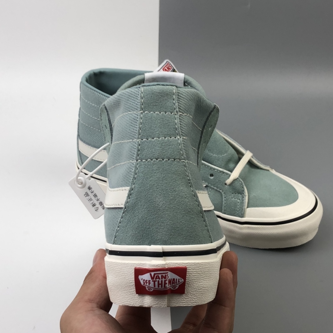 160 Off-White x Vans Sk8-Hi SF 2020运动休闲系列包头杀人鲸高帮休闲板鞋 VN0A3MV122R