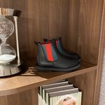 Top Quality Designer Replica
 Gucci Martin Boots Kids Calfskin Cowhide Rubber