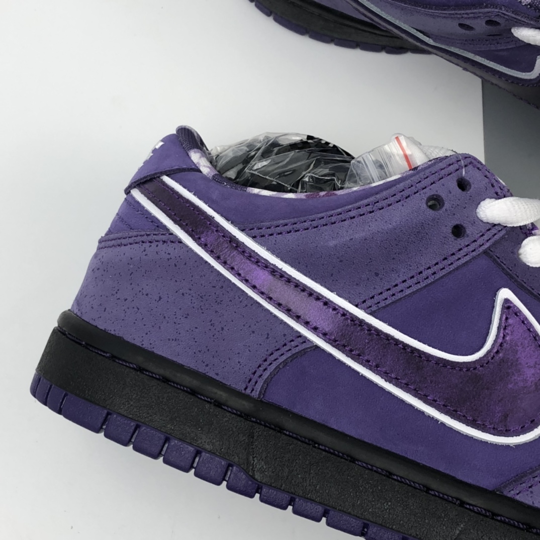 370  波士顿知名鞋店重磅联名Concepts x Nike SB Dunk Low ”Purple Lobster” 紫龙虾 扣篮系列经典低帮休闲运动滑板板鞋 BV1310-555