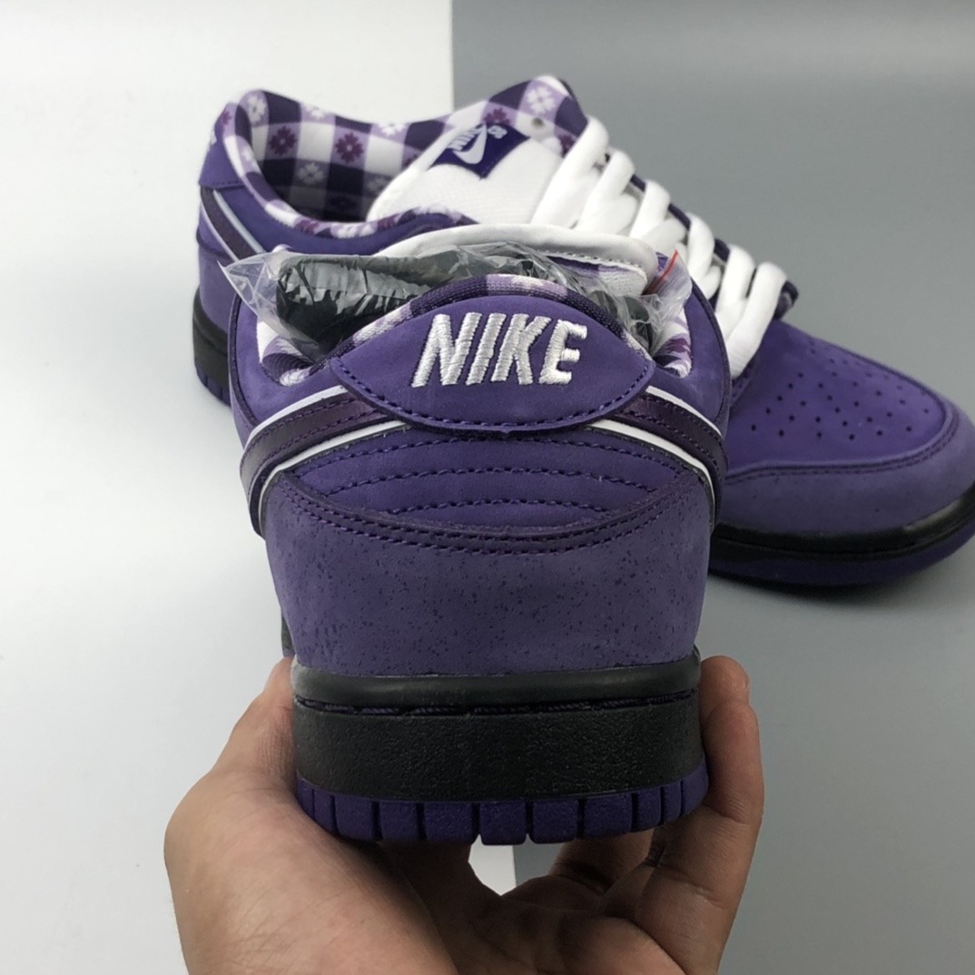 370  波士顿知名鞋店重磅联名Concepts x Nike SB Dunk Low ”Purple Lobster” 紫龙虾 扣篮系列经典低帮休闲运动滑板板鞋 BV1310-555