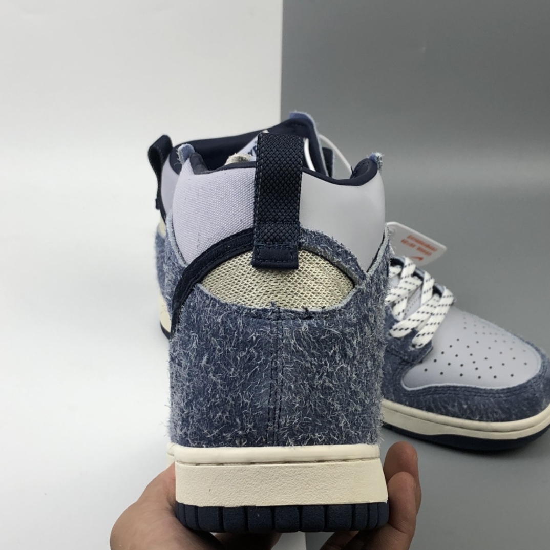 460 Nike SB Dunk High Pro “Strawberry Cough”耐克SB高帮休闲板鞋 牛仔宝石蓝/莫兰迪色系雾霾蓝 CW3092-400