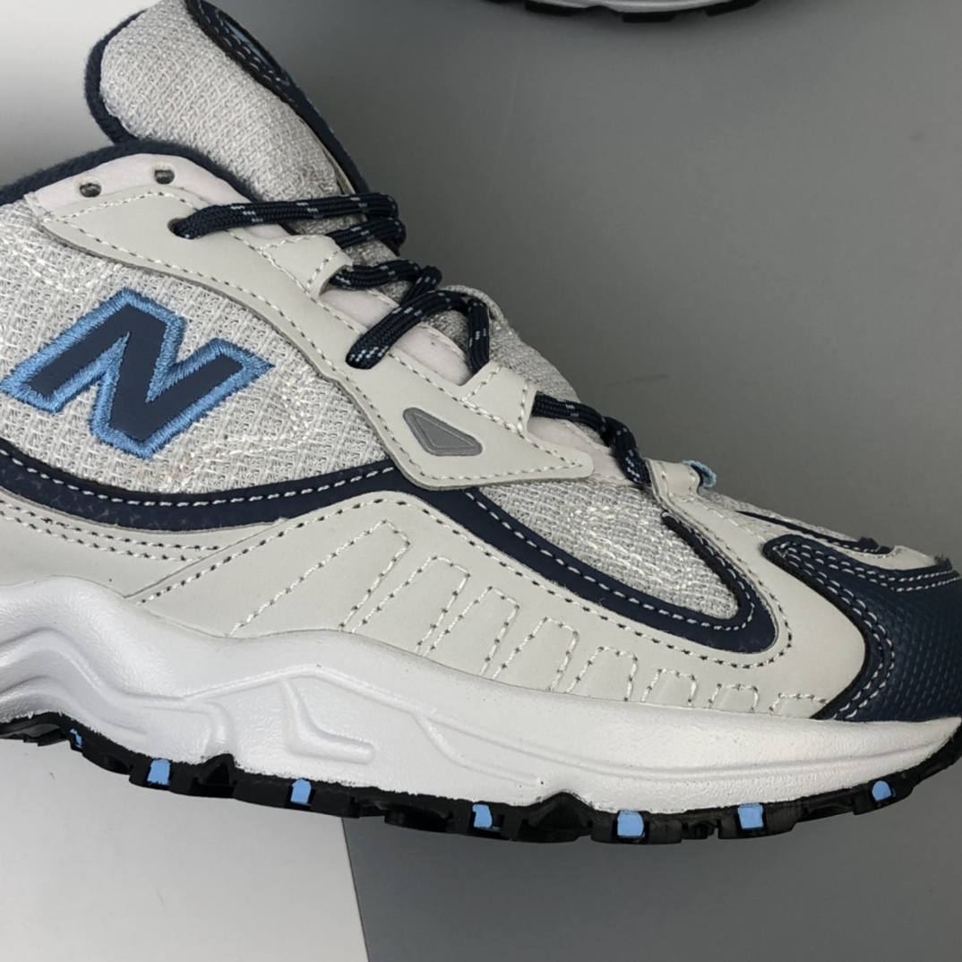 230 New Balance ML703系列复古老爹风休闲运动山系越野跑旅游鞋“浅灰海军蓝浅蓝”WL703CLB