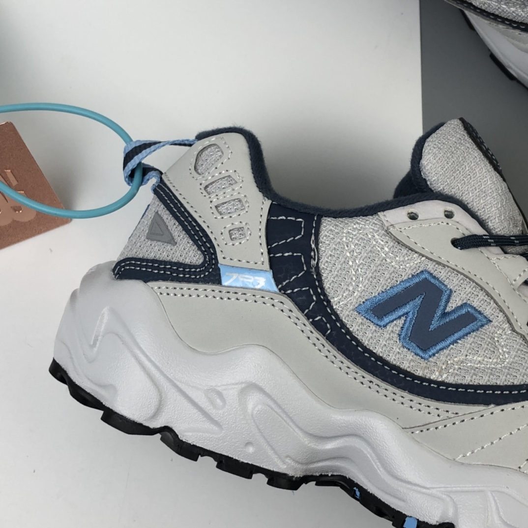 230 New Balance ML703系列复古老爹风休闲运动山系越野跑旅游鞋“浅灰海军蓝浅蓝”WL703CLB