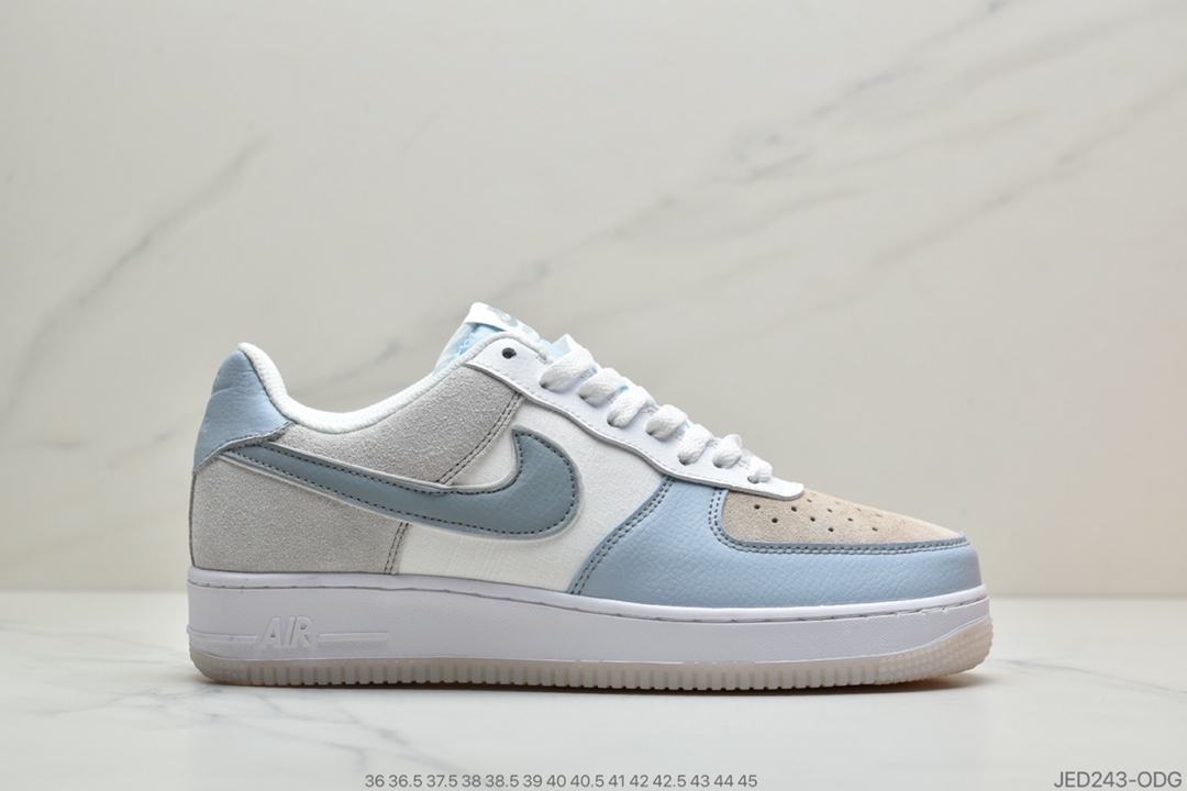 150 公司级耐克Nike Air Force 1 07 ”Blue White”冰蓝空军AO2425-400