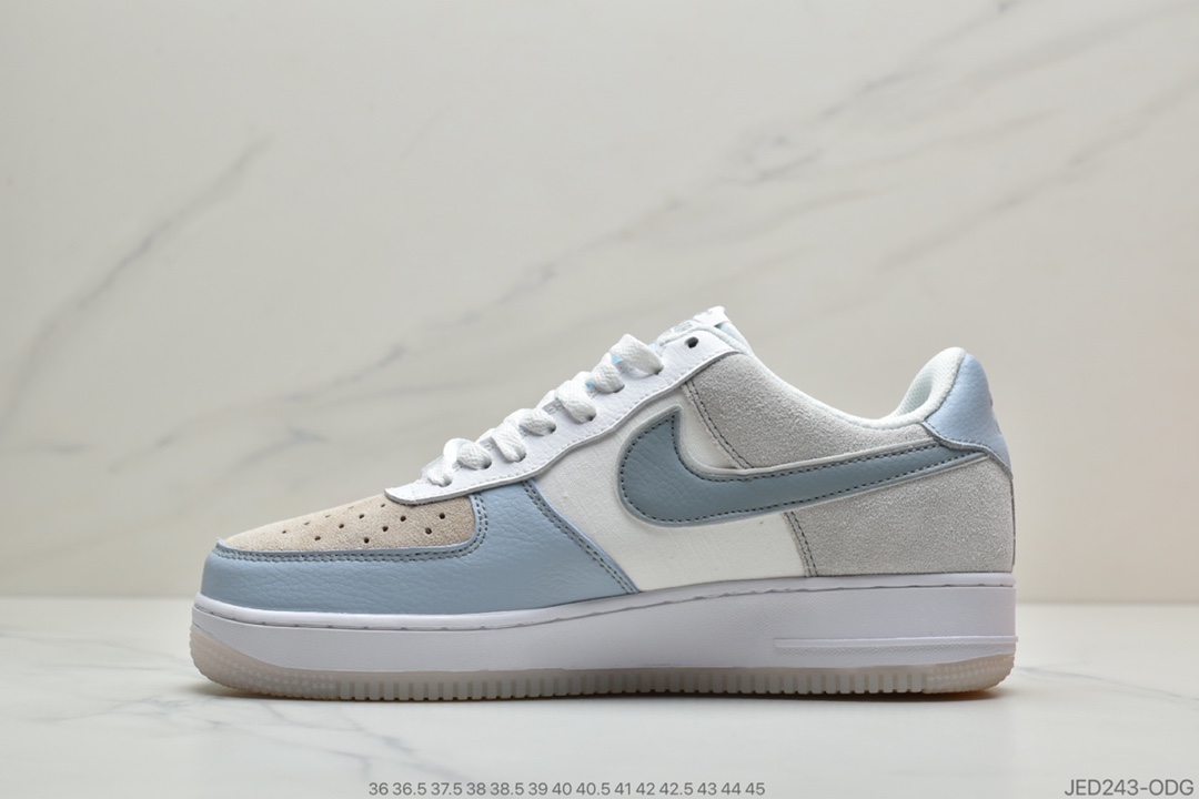 150 公司级耐克Nike Air Force 1 07 ”Blue White”冰蓝空军AO2425-400
