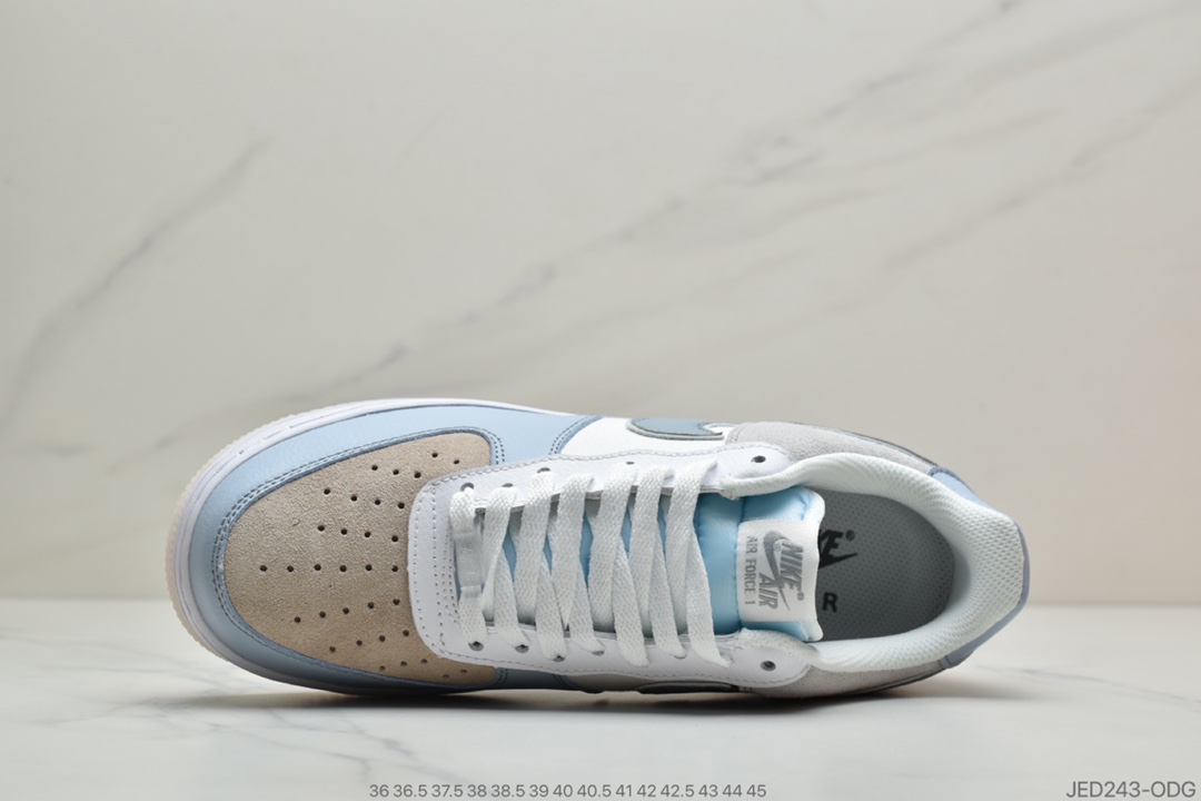 150 公司级耐克Nike Air Force 1 07 ”Blue White”冰蓝空军AO2425-400