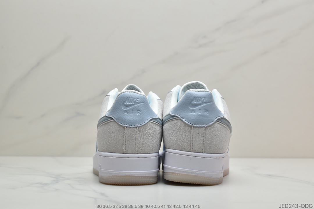 150 公司级耐克Nike Air Force 1 07 ”Blue White”冰蓝空军AO2425-400