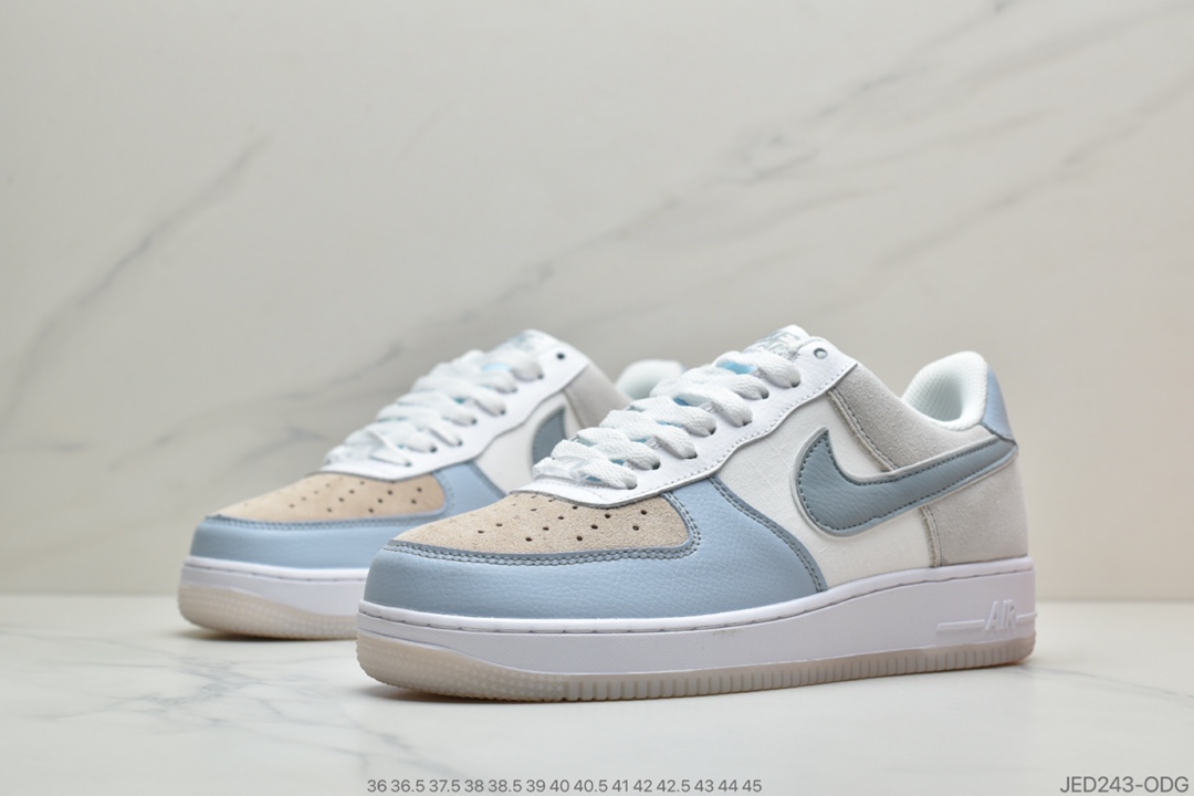 150 公司级耐克Nike Air Force 1 07 ”Blue White”冰蓝空军AO2425-400