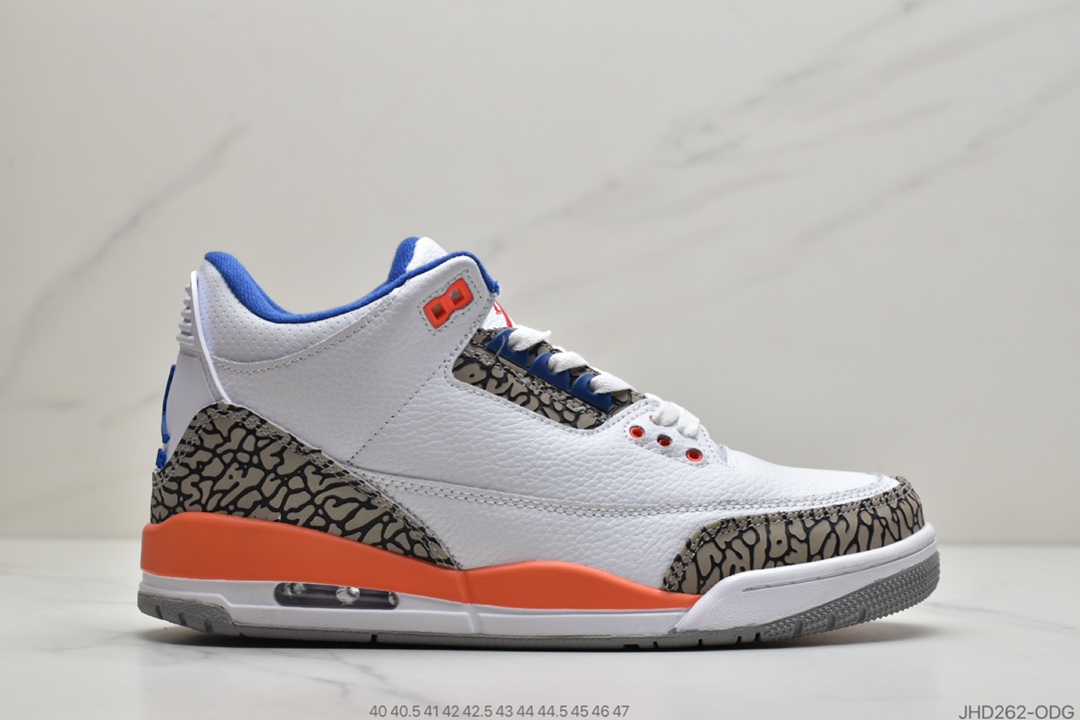 190 公司级Air Jordan 3 Retor Valor Blue 北卡蓝 CT8532-104