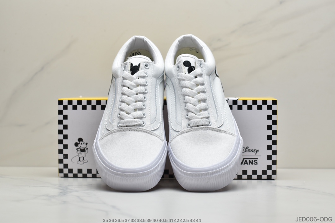 150 公司级范斯/VANS X Disney Old Skool 迪士尼米奇联名限量款手掌纯白色男女版鞋