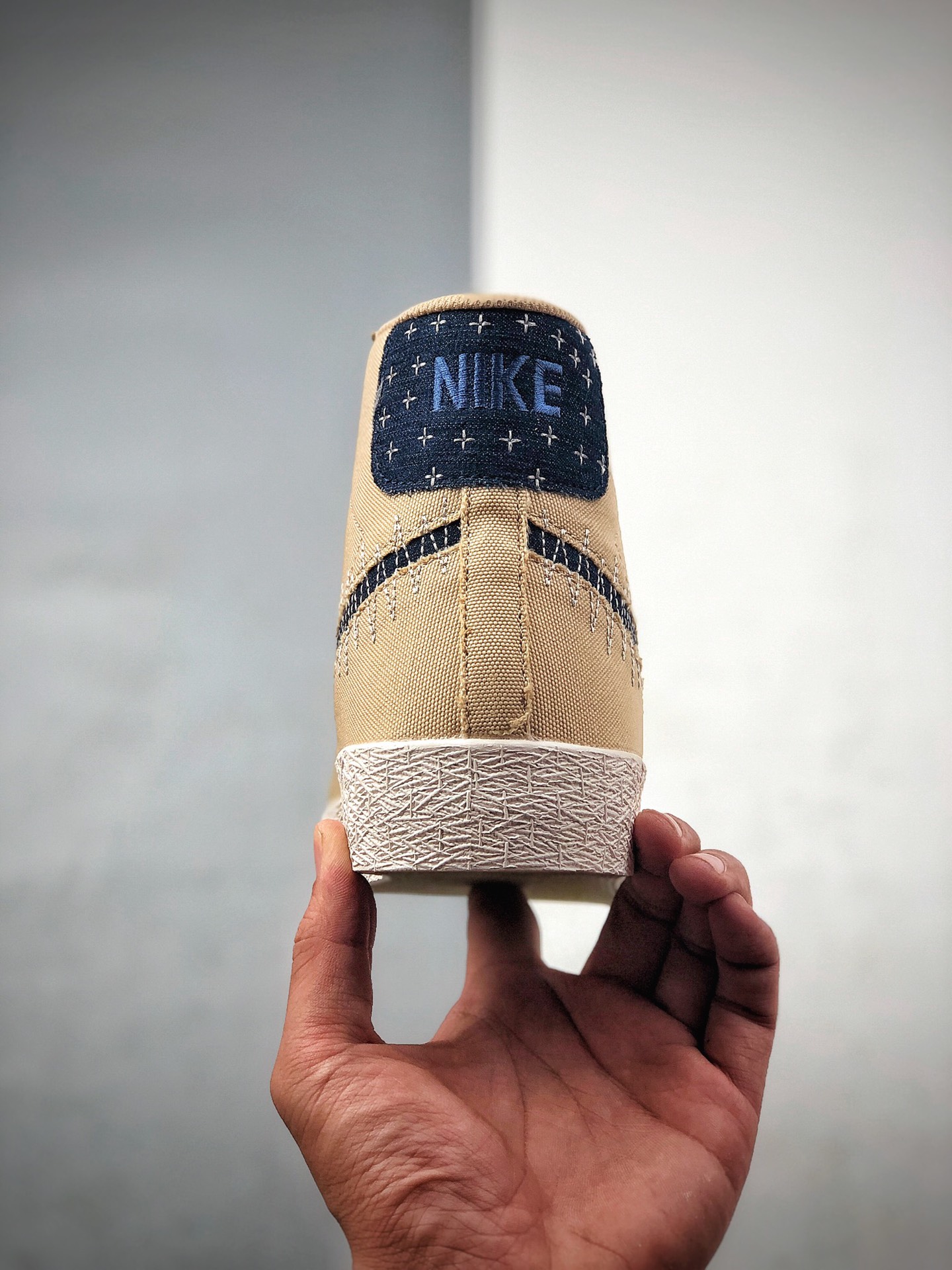 200  Nike SB Blazer Mid Premium”Sashiko Sesame”耐克 开拓者中帮休闲板鞋