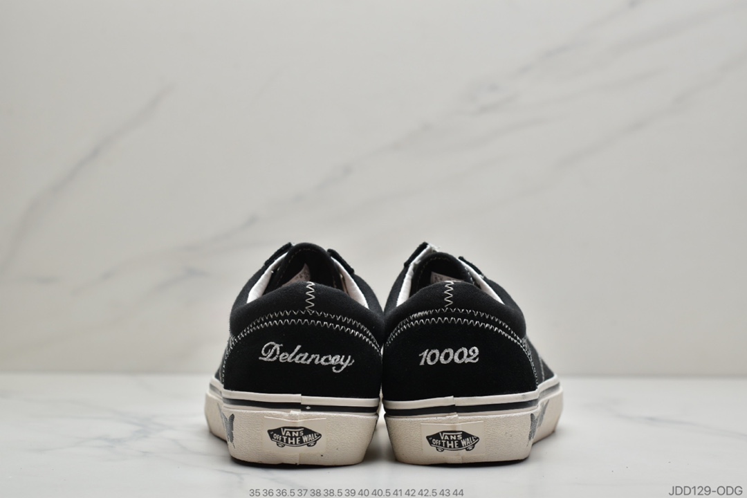 120 公司级 Vans x Sandy Liang 万斯联名黑蝴蝶 万斯真标硫化板鞋