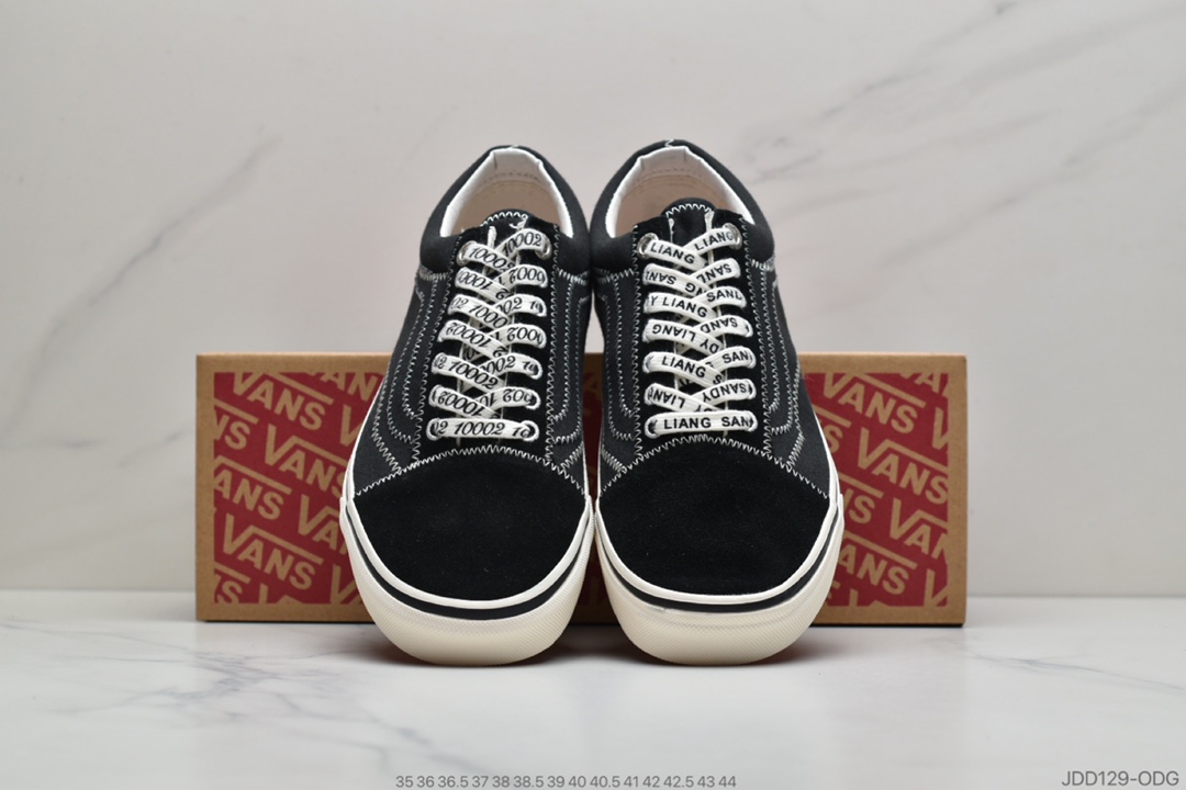 120 公司级 Vans x Sandy Liang 万斯联名黑蝴蝶 万斯真标硫化板鞋