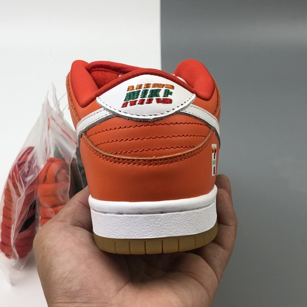 390 7-ELEVEn x Nike SB Dunk Low Pro QS”7-ELEVEn”扣篮系列低帮经典百搭休闲运动板鞋“七仔红绿橙拼色”CZ5130-600