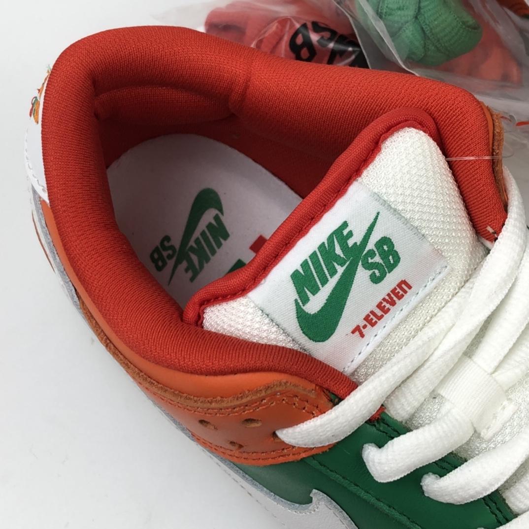 390 7-ELEVEn x Nike SB Dunk Low Pro QS”7-ELEVEn”扣篮系列低帮经典百搭休闲运动板鞋“七仔红绿橙拼色”CZ5130-600