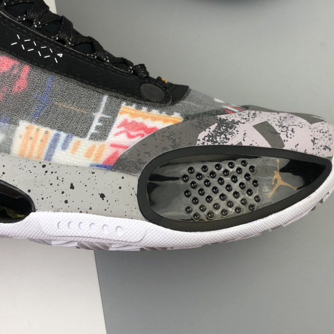 320 Air Jordan XXXIV Low ”NOTHING BUT NET” PF AJ34 乔34低帮 迷彩涂鸦 未来概念轻量化篮球鞋 CZ7746-008