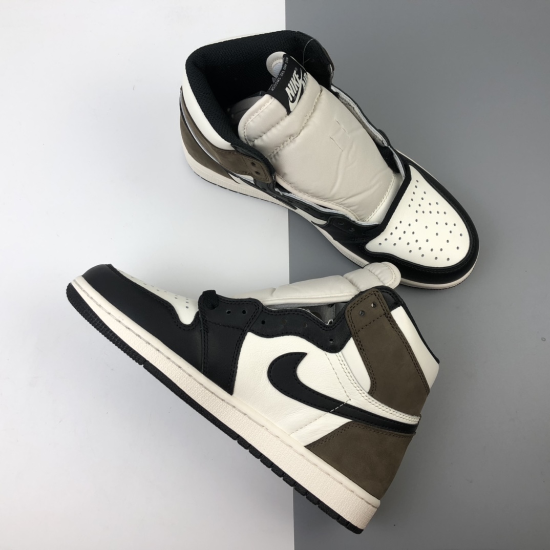 430 ST版本 Air Jordan 1 High OG“Dark Mocha”乔丹一代篮球鞋 摩卡 小倒钩 555088-105