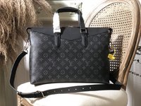 Louis Vuitton Bags Briefcase Black Monogram Canvas Explorer M40566