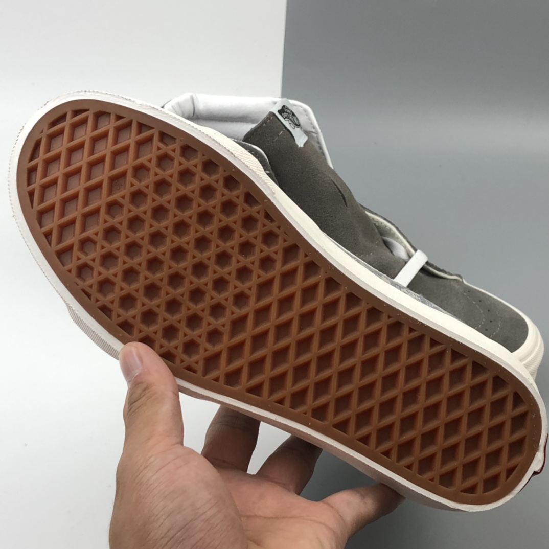 170 Dior x Vans Sk8-Hi 万斯高帮迪奥联名“岩石灰刺绣CD重影”鲜美系列帆布硫化板鞋 VN0A3WSDRH25
