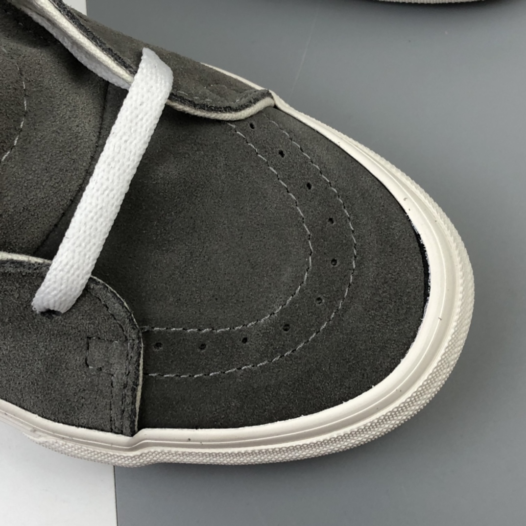 170 Dior x Vans Sk8-Hi 万斯高帮迪奥联名“岩石灰刺绣CD重影”鲜美系列帆布硫化板鞋 VN0A3WSDRH25