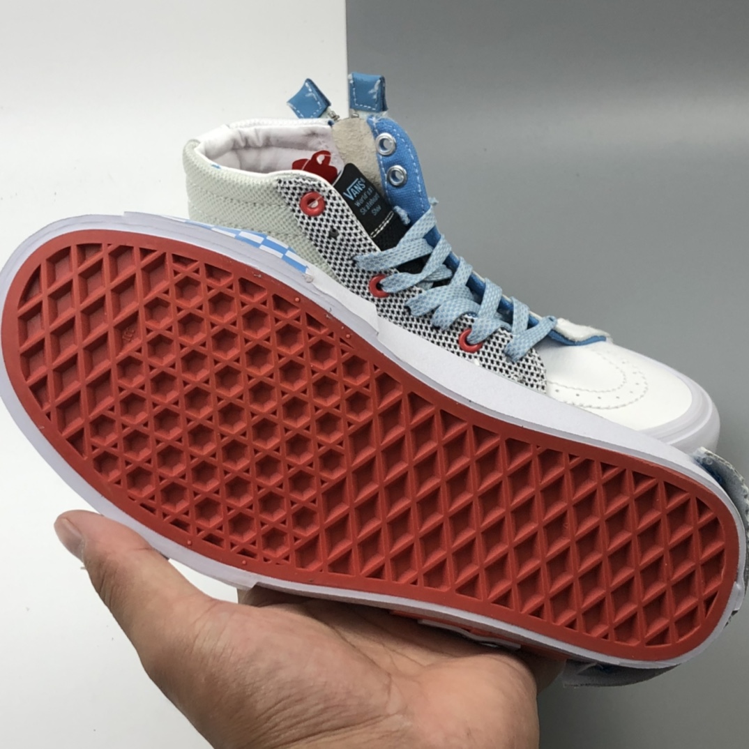260 Vans Vault Sk8-Hi Cap LX 解构主义高帮帆布硫化板鞋 VN0A3WM124C