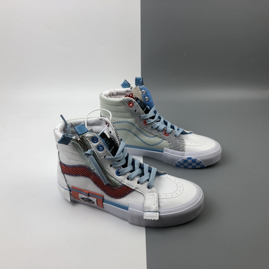 260 Vans Vault Sk8-Hi Cap LX 解构主义高帮帆布硫化板鞋 VN0A3WM124C