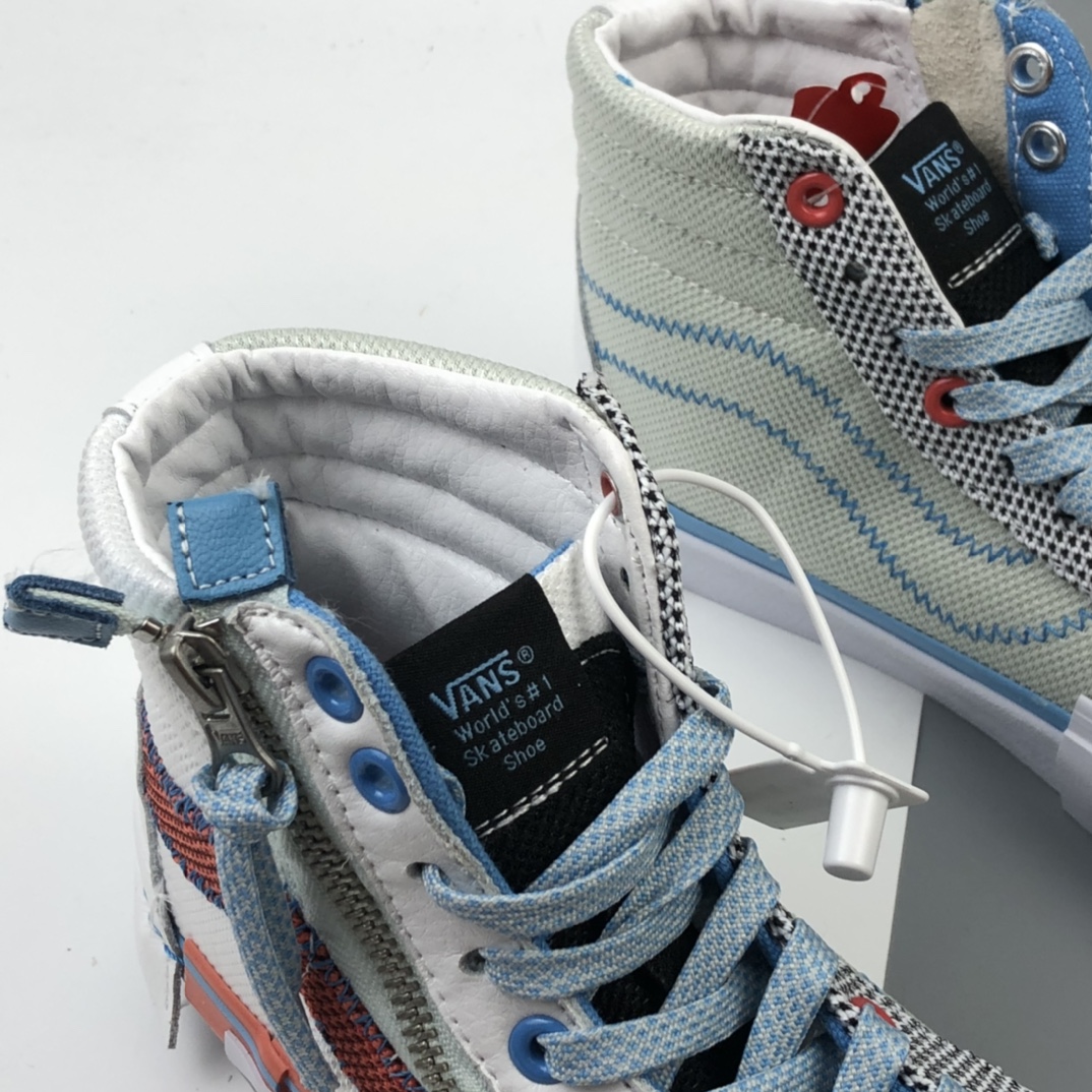 260 Vans Vault Sk8-Hi Cap LX 解构主义高帮帆布硫化板鞋 VN0A3WM124C